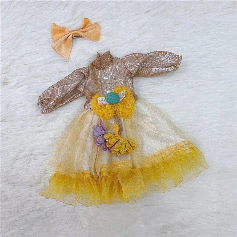 30Cm 1/6 BJD Doll Clothes Set Girl DIY Dress up Fashion Toy Accessories