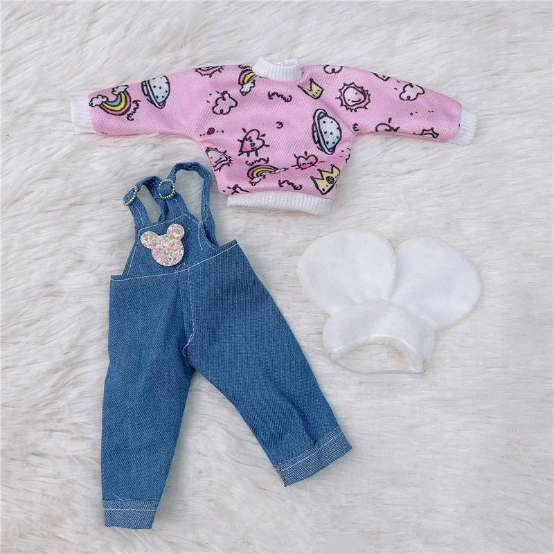 30Cm 1/6 BJD Doll Clothes Set Girl DIY Dress up Fashion Toy Accessories