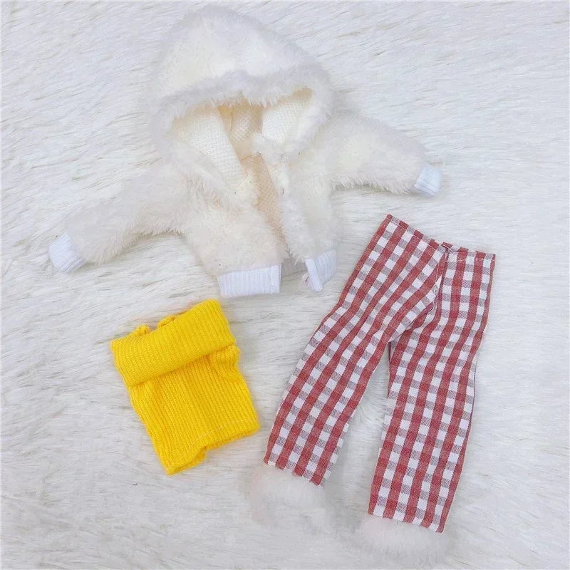 30Cm 1/6 BJD Doll Clothes Set Girl DIY Dress up Fashion Toy Accessories