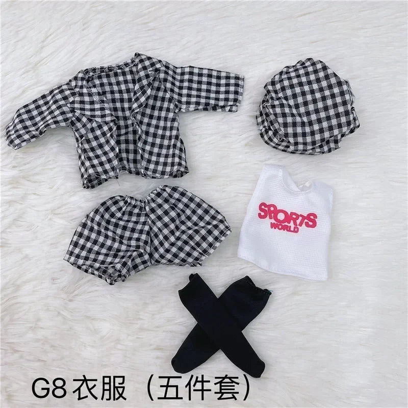 30Cm 1/6 BJD Doll Clothes Set Girl DIY Dress up Fashion Toy Accessories