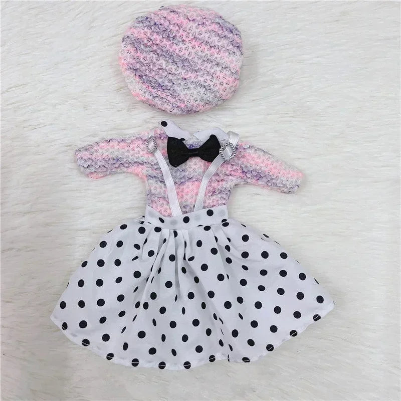 30Cm 1/6 BJD Doll Clothes Set Girl DIY Dress up Fashion Toy Accessories