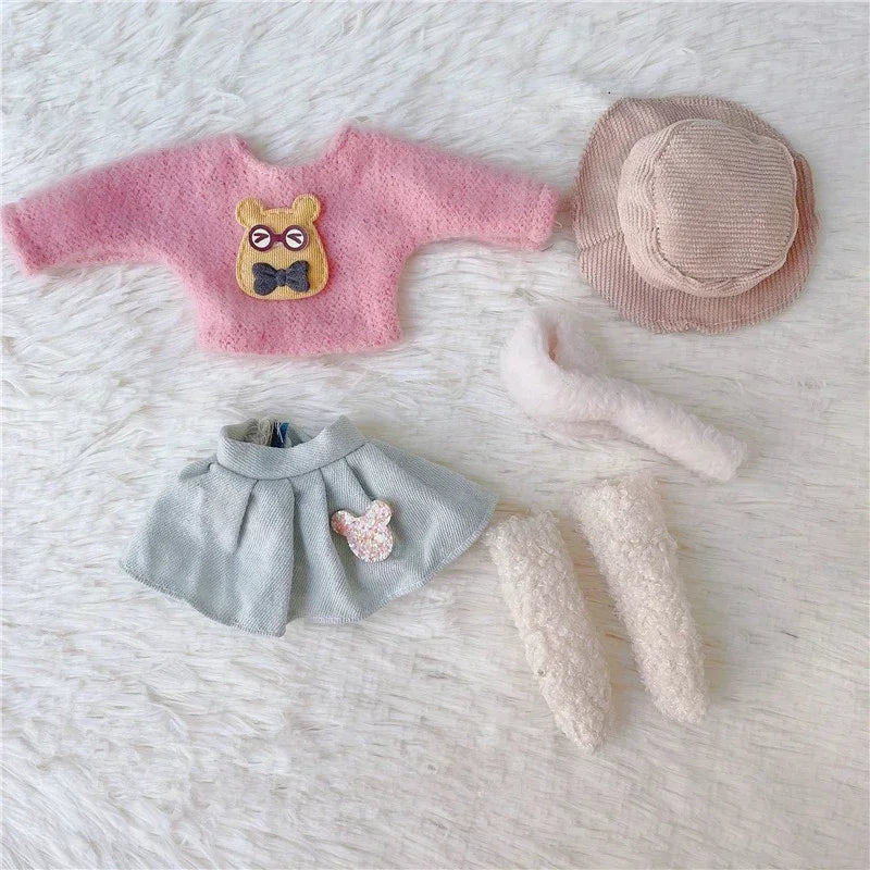 30Cm 1/6 BJD Doll Clothes Set Girl DIY Dress up Fashion Toy Accessories
