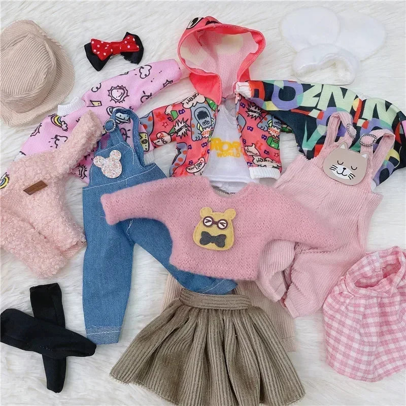 30Cm 1/6 BJD Doll Clothes Set Girl DIY Dress up Fashion Toy Accessories