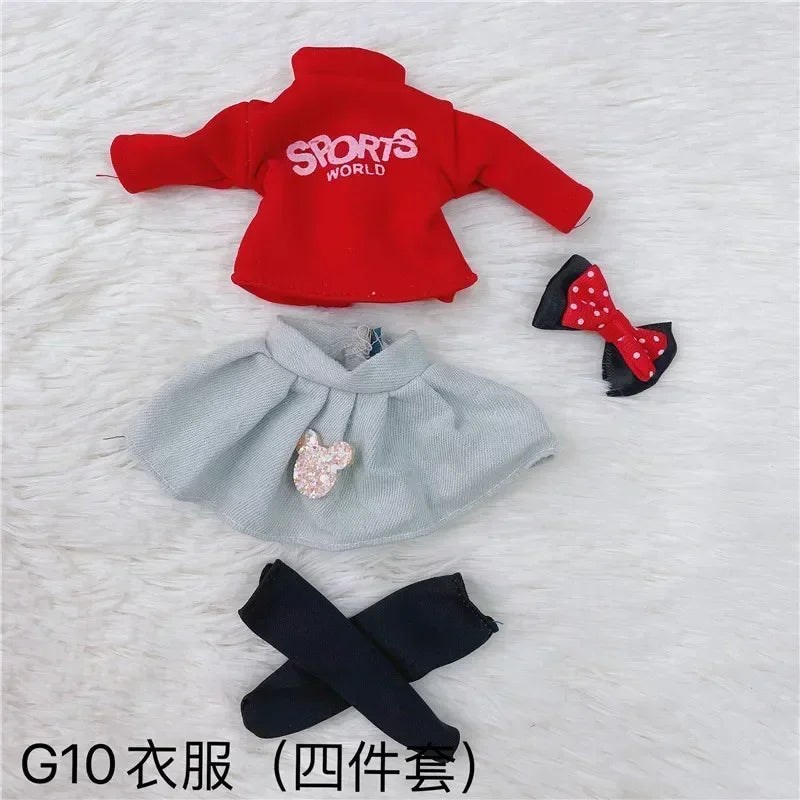 30Cm 1/6 BJD Doll Clothes Set Girl DIY Dress up Fashion Toy Accessories