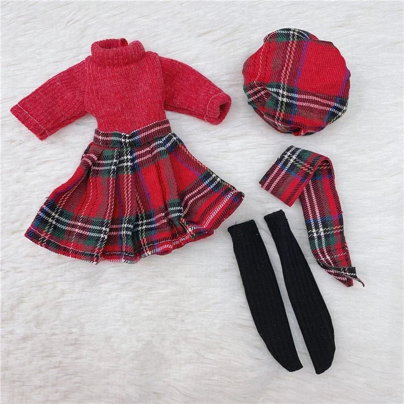 30Cm 1/6 BJD Doll Clothes Set Girl DIY Dress up Fashion Toy Accessories
