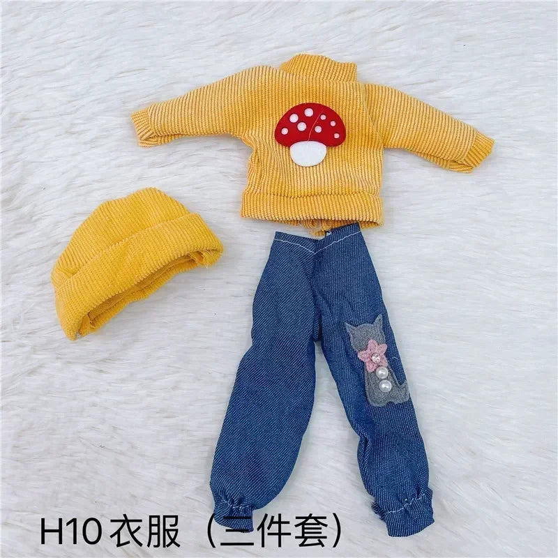 30Cm 1/6 BJD Doll Clothes Set Girl DIY Dress up Fashion Toy Accessories