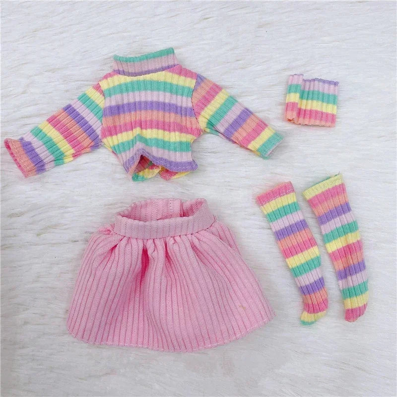 30Cm 1/6 BJD Doll Clothes Set Girl DIY Dress up Fashion Toy Accessories
